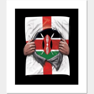 Kenya Flag English Flag Ripped - Gift for Kenyan From Kenya Posters and Art